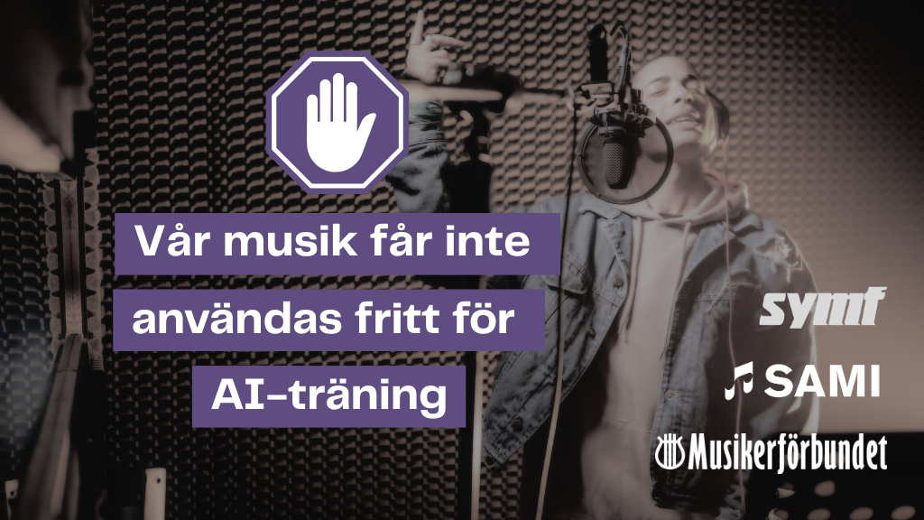 Vår musik får inte användas fritt för AI-träning