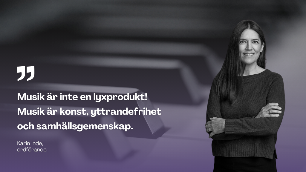 Musikpolitiken behöver ta plats